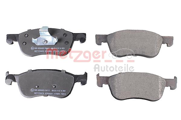 METZGER 1170891 GREENPARTS Bremsbelagsatz, Scheibenbremse